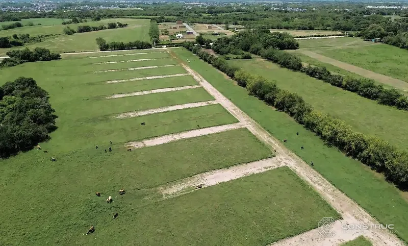 Lotes demarcados